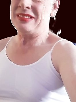 Two charming girlfriends touch a stranger in the hotel